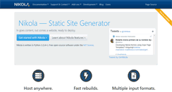 Desktop Screenshot of getnikola.com
