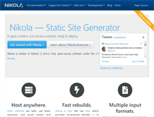 Tablet Screenshot of getnikola.com